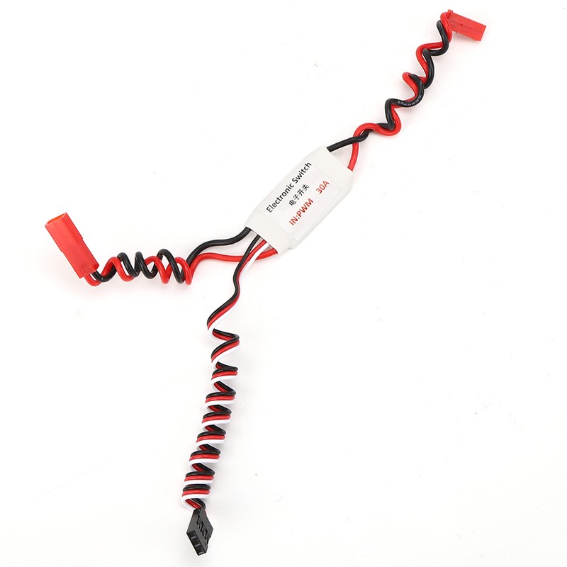 30A Current 3.7V‑27V Remote Control Electronic Switch Replacement AccessoryWhite