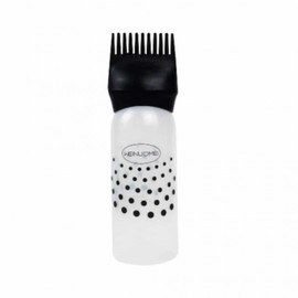 Brush-Integrated Hair Dye Bottle Hair Dye Container 4ea