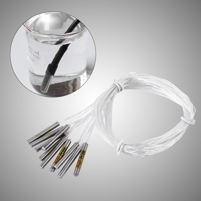 PT100 Temperature Sensor Probe Platinum Heat Resistance Waterproof Sensor Probes
