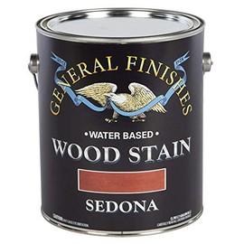 General Finishes Water Based Wood Stain, 1 Gallon, Sedona