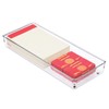 iDesign Linus Plastic Kitchen Drawer Organizer for Silverware, Spatulas, Cutlery,