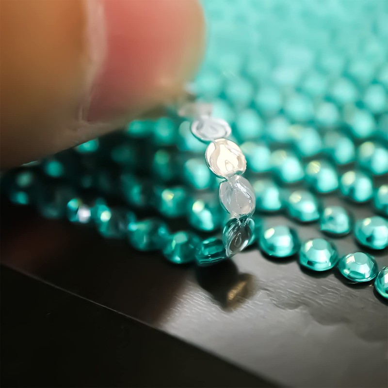 136 Rhinestone Sticker (Decal) Jewelry Type 0.1 inch (3 mm)