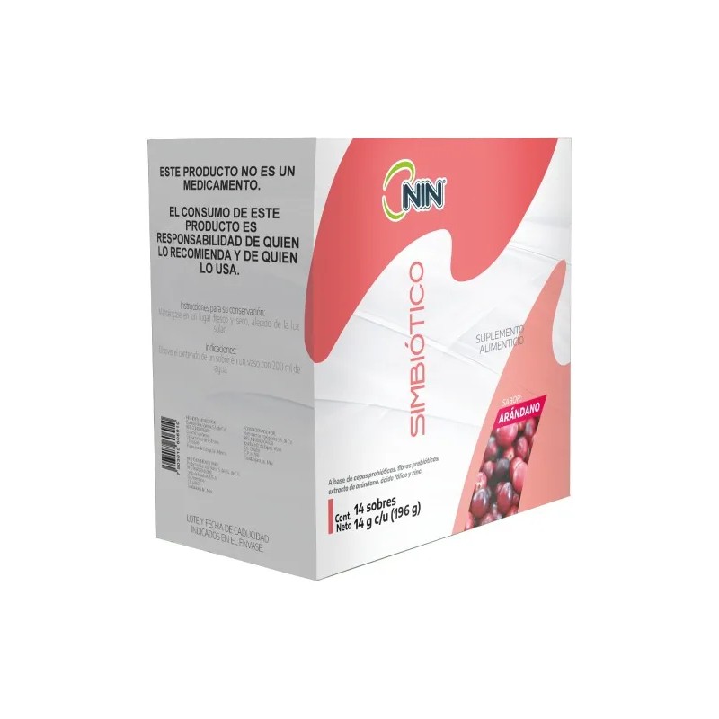 Simbiotico Nin 14 Sobres 14g Suplemento Alimenticio Sabor Unico
