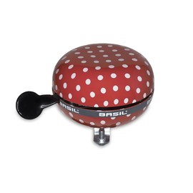 TIMBRE DING-DONG POLKA DOT ROJO/BLANCO DOTS