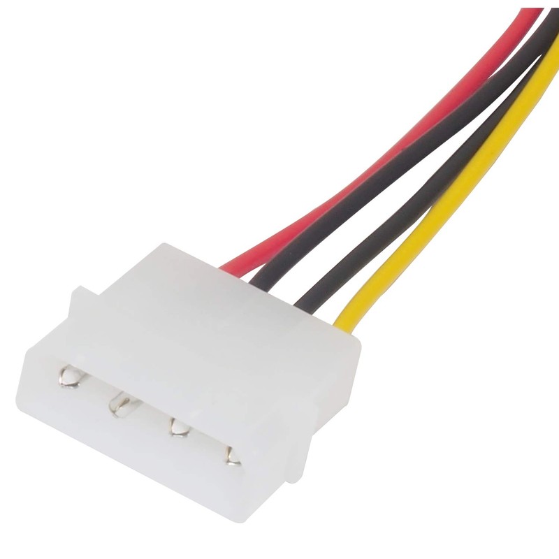 Audio Fan Serial ATA Power Converter Cable SATA Power Supply