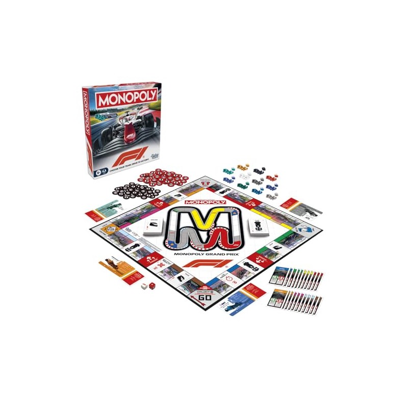 Hasbro Games Juego de Mesa Monopoly Edición F1