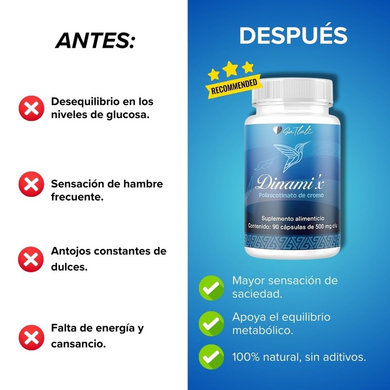 Polinicotinato De Cromo 500mg 90 Caps | Suplemento Nutricional |