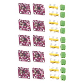 PAMEENCOS 10Pcs MAX98357 I2S Audio Amplifier Module, Audio Amplifiers, Filterless Class D Amplifier, Compatible with ESP32 Raspberry Pi