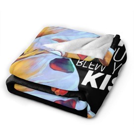 Ultra Soft Flannel Fleece Throw Blanket French Bulldog Funny Frenchie Puppy Dog All Season Warm and Cozy Quilt Blanket for Bed Sofa Couch 80"x60"for Adult