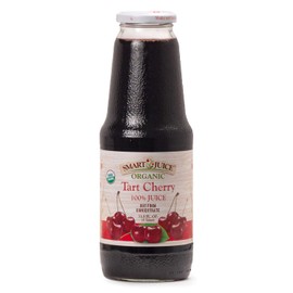 Smart Juice Organic Tart Cherry Juice - 33.8 fl oz (1L) - (Pack of 6) 100% Juice Not From Concentrate