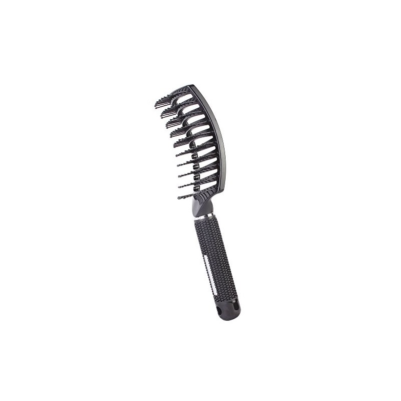 PERFEHAIR Curved Vented Styling Hair Brush, Detangling Thick Hair Massage