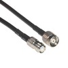 Amphenol CO-058TNCMFRP-010 Black RG58 RP-TNC Coaxial Extension Cable, Male to