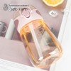 Peakloong 400Ml Water Bottle with Straw Drinking Bottle for Toddlers