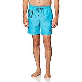 Superdry Waterpolo - Bañador para Hombre, Azul Océano, Small