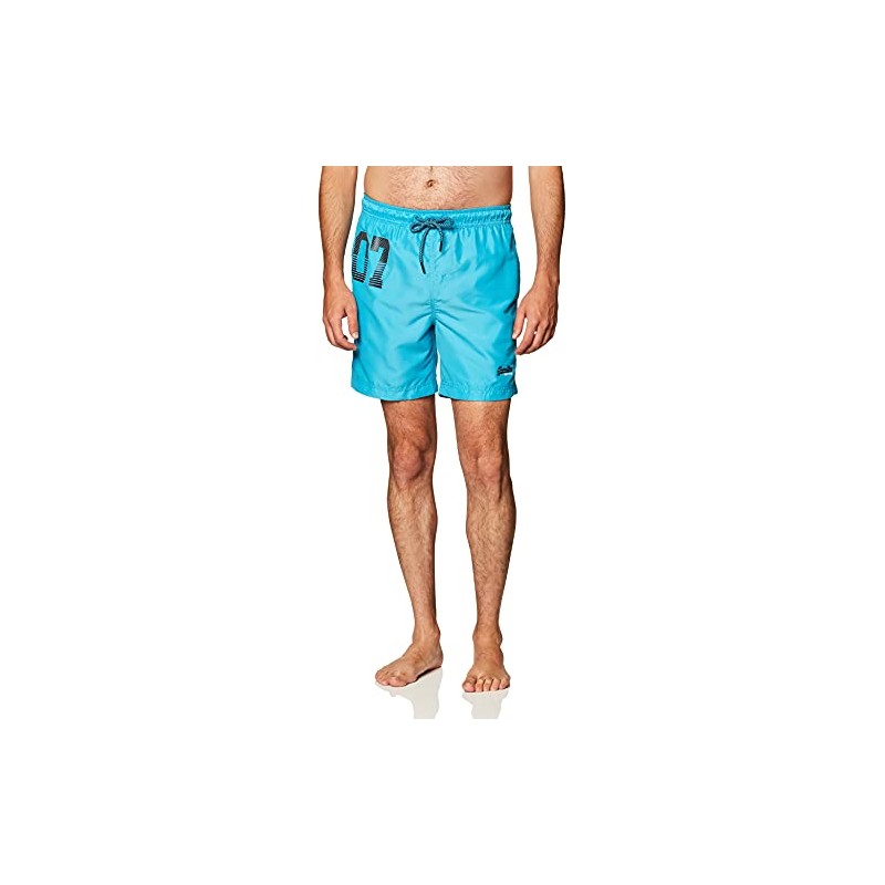 Superdry Waterpolo - Bañador para Hombre, Azul Océano, Small