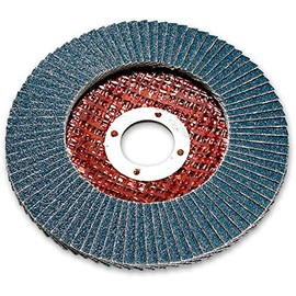 sia Abrasives 0020.2651 siaflap 2824 siamet x Standard Fibre Glass Backed Flap Disc, Angled, 40 Grit, 115mm x 22mm, Pack of 10