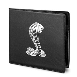 iPick Image for - Ford Cobra Car Auto Insurance Registration Black PU Leather Document Holder Wallet