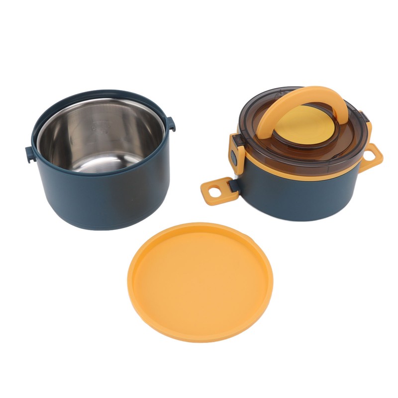 Stackable Lunch Box 1600ml Dual Layers Stainless Steel BPA Free