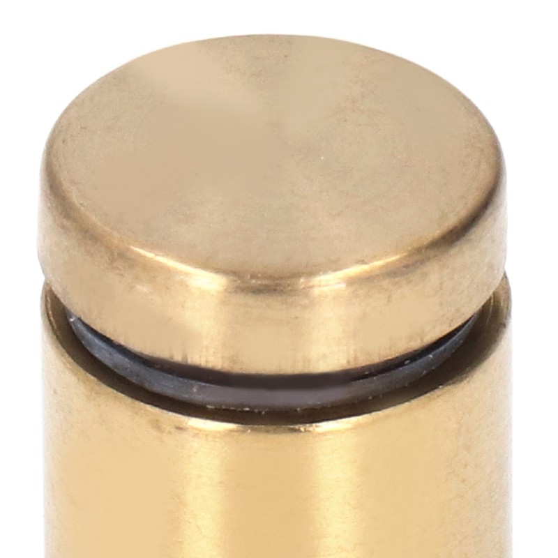 12Pcs Advertising Nail Stainless Steel Electroplated Brushed Gold Sign Holder
