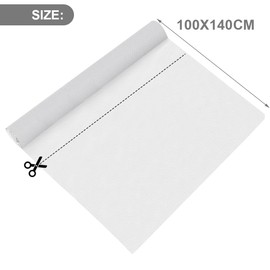 Yuragim Faux Leather Sold by the Metre 100 x 140 cm, Leather Fabric Sold by the Metre Waterproof Faux Leather Grained Leather Textured Leather Fabric Sold by the Metre Leather White Gifts for Easter