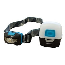 CAPTAIN STAG UK-4028UK-4028 Climbing Headlight, Giga Flash, LED Headlight, Waterproof Case Included