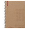 Maruman N248ES Spiral Notebook, Square Ruled, 80 Sheets