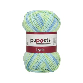 Puppets Lyric Multicolor 4582008-00201 Crochet Yarn 70 m Thickness 8 Presentation 50 g Yarn Fresh