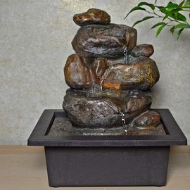 Stone Water Fountain With Light Perfect Indoor Water Feature