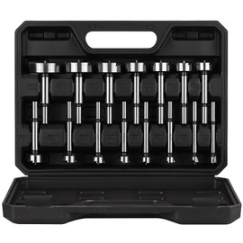 Vearter 15PCS Forstner Drill Bit Set, 10-50mm HCS Single-Tooth Woodworking Tools with Hex Shank, Hole Saw Cutter Hinge Boring Bit Kit for Solid Wood, MDF, Particleboard