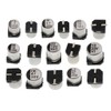 400Pcs Lot 1UF-1000UF 6.3V-50V 24 Value SMD Aluminum Electrolytic Capacitors
