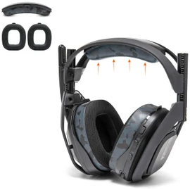 WC Mod Kit A50 - Cooling Gel Earpads + Headband Replacement for Astro A50 Gen 4, Gen 5 & A50X by Wicked Cushions | Enhanced Comfort, Cooling & Durability | Black Camo