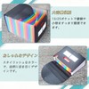 ドキュメントスタンド A4 アコーディオンファイル 大容量 ドキュメントボックス 書類収納ケース 自立式 色別ファイリング 区分けラベル付き 伸縮