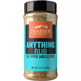 Traeger Wood Fire Grills Anything Rub Salt Pepper Garlic & Spices 12.5 oz