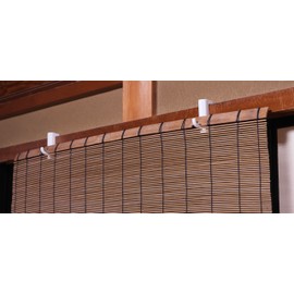 Kamoi Hooks, For Sudare Use, Indoor Use, Set of 4, Supports up to 1.6 inches (40 mm) Thickness, Load Capacity: 4.4 lbs (2 kg) Per Piece, Screw Fixing, No Tools Required, No Drilling Required, ABS