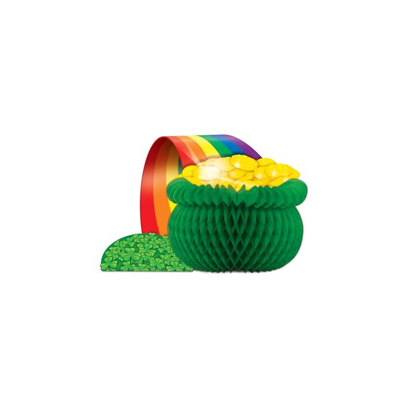 Pot-O-Gold Centerpiece Party Accessory (1 count) (1/Pkg)