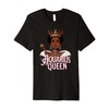 Aquarius AF Vibes Queen Energy Zodiac Regal Afro Crown Premium