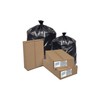 PITT PLASTICS/INTEPLAST, CAN LINER BLACK STAR 40 LOAD 45 GALLON