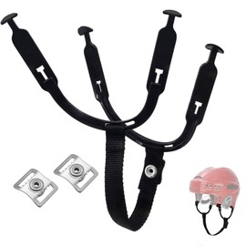 1 Set Hockey Helmet Chin Strap,Chin Strap with Single Strengthened Snap and Clip, Easy Installation and Removal，Hockey Helmet Replacement Kit