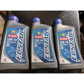 Suzuki Ecstar R5000 10W-40 Motorcycle Engine Oil 3 QUARTS 990a0-01e10-0 3 PACK