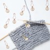 10 Pieces Number of Rows Markers, Numeric Stitch Markers, Knitting