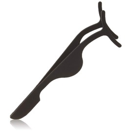 False Eyelashes Applicator Tool Eyelash Extension Tweezers Remover Clip Tweezers Nipper (Black)                                                       