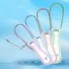 antianzhizhuang Tongue Scraper Plastic Double Sided Care Hygiene Cleaner Brush