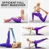 A AZURELIFE Resistance Bands,Professional Long Non-Latex Elastic Stretch Bands,Exercise Bands