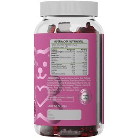 solanum Belabear Colágeno + Biotina con Vitamina A, C, D3, Ácido Fólico 150 Gomitas de 2,8 g c/u