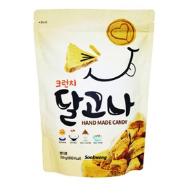 Sookwang K-Food Crunch Dalgona Korean Traditional Street Delight Sugar Candy, Sweet Treat for Movie Snack, Party_7.05 oz (200g)_1 Pack