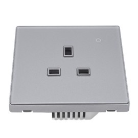 Smart Outlet, UK Plug 95-245V Energy Saving Smart Socket ABS Shell for Home (for Zigbee Type)