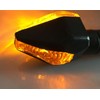 2pcs Black LED Turn Signals Lights Blinkers For 2008 Buell