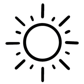 Fake Tattoo Sonnen – Temporalis® | Temporäre Tattoos für Erwachsene – EU-zertifizierte Kosmetik, vegan & wasserfest – Hält 1 bis 2 Wochen [ Minimalistische Sonne ]