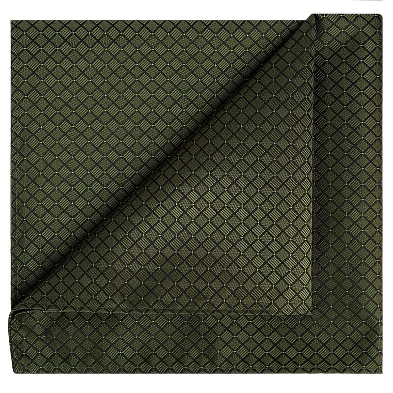 KissTies Mens Olive Green Tie Set Festive Ties For Men