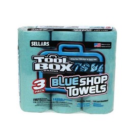 Tool 3PK BLU Shop Towel (Pack of 8)